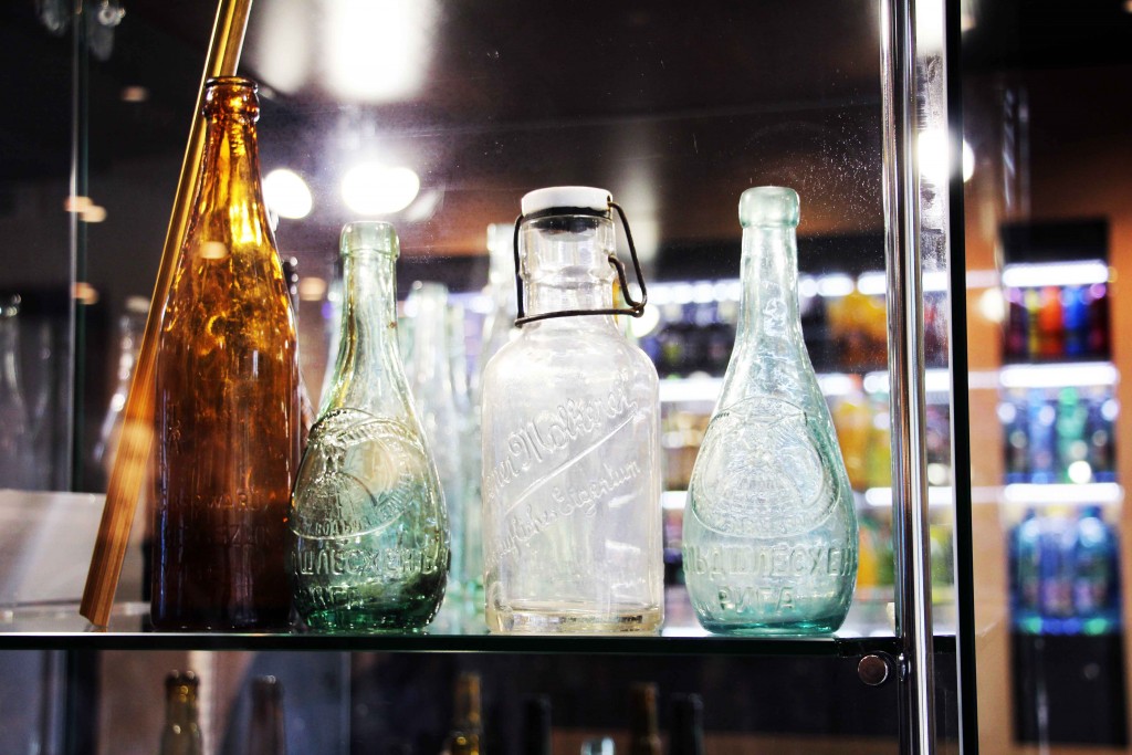ретро-бутылки музей Лидское пиво